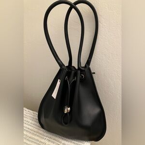 Anthropologie Cinched Bucket Tote
